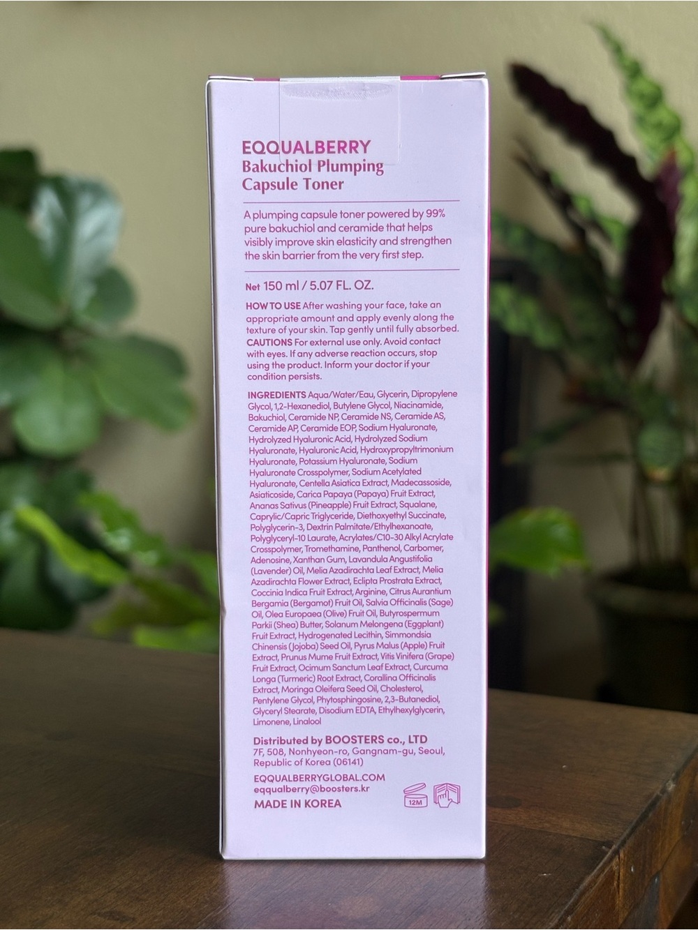 New in Box! EQQUALBERRY - Bakuchiol Plumping Capsule Toner - Picture 3 of 10